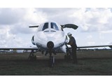 Learjet Aerial Photography 1979 : Dave Hocking with Learjet VH-TNN.